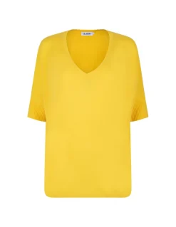 Aimee V-neck cashmere top