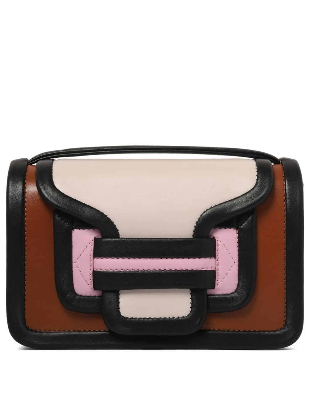 Alpha black and multicolor handbag