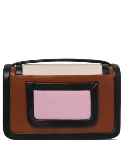 Alpha black and multicolor handbag
