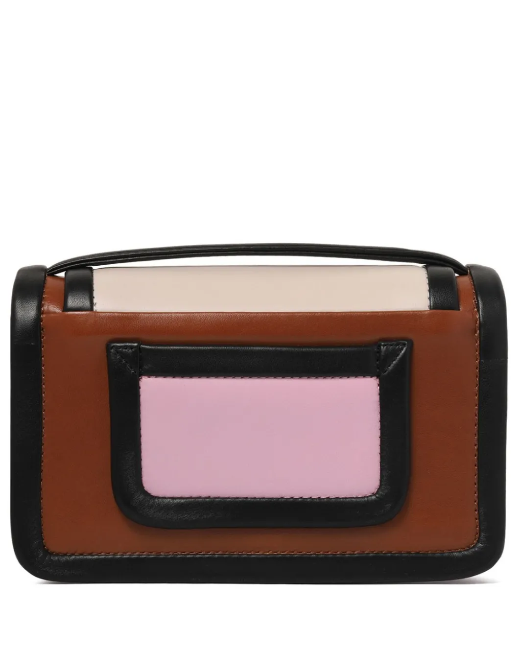 Alpha black and multicolor handbag