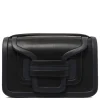 Alpha black and navy handbag