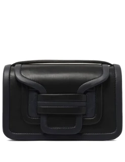 Alpha black and navy handbag