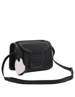 Alpha black and navy handbag