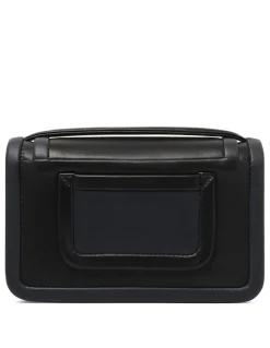 Alpha black and navy handbag