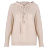 Ariana knit cashmere hoodie