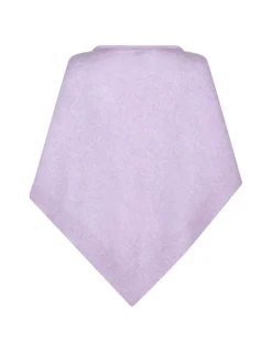 Auguste lilac cashmere poncho