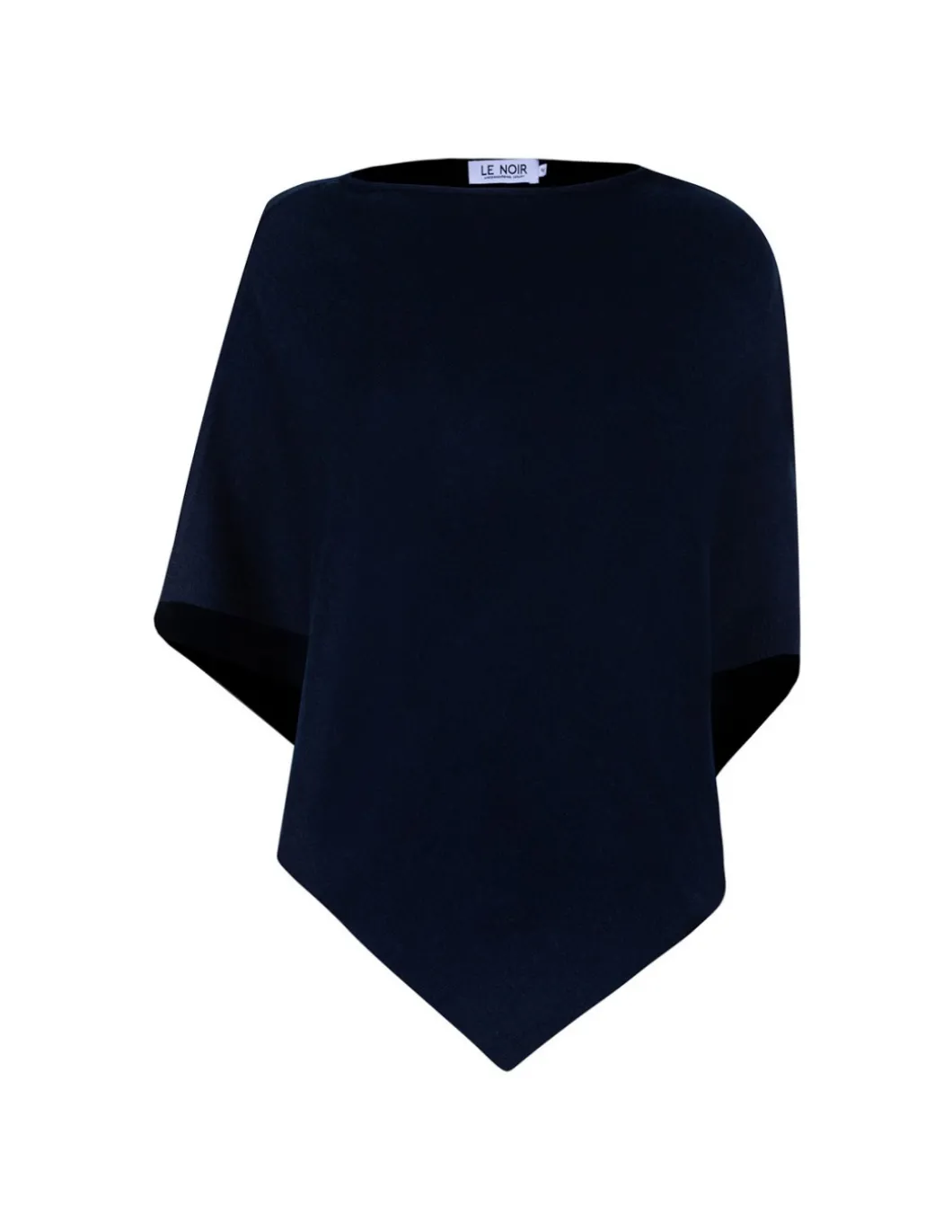 Auguste marine blue cashmere poncho