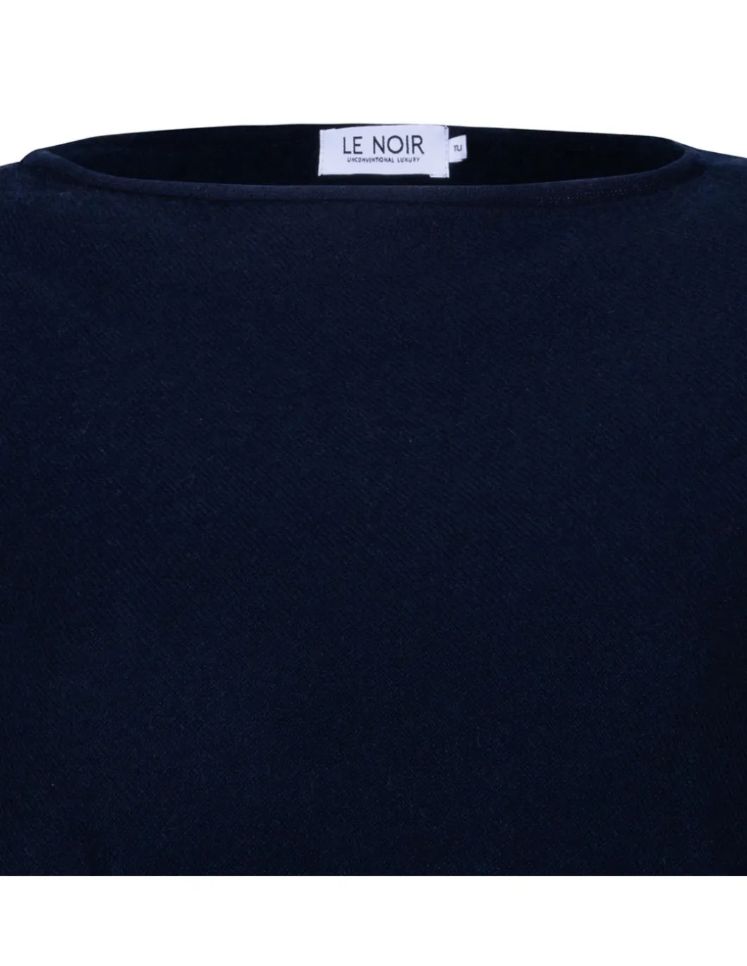 Auguste marine blue cashmere poncho