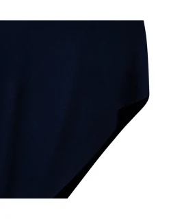 Auguste marine blue cashmere poncho