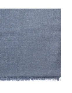 Avio blue cashmere blend scarf