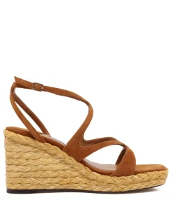 Ayla 85 suede wedge sandals
