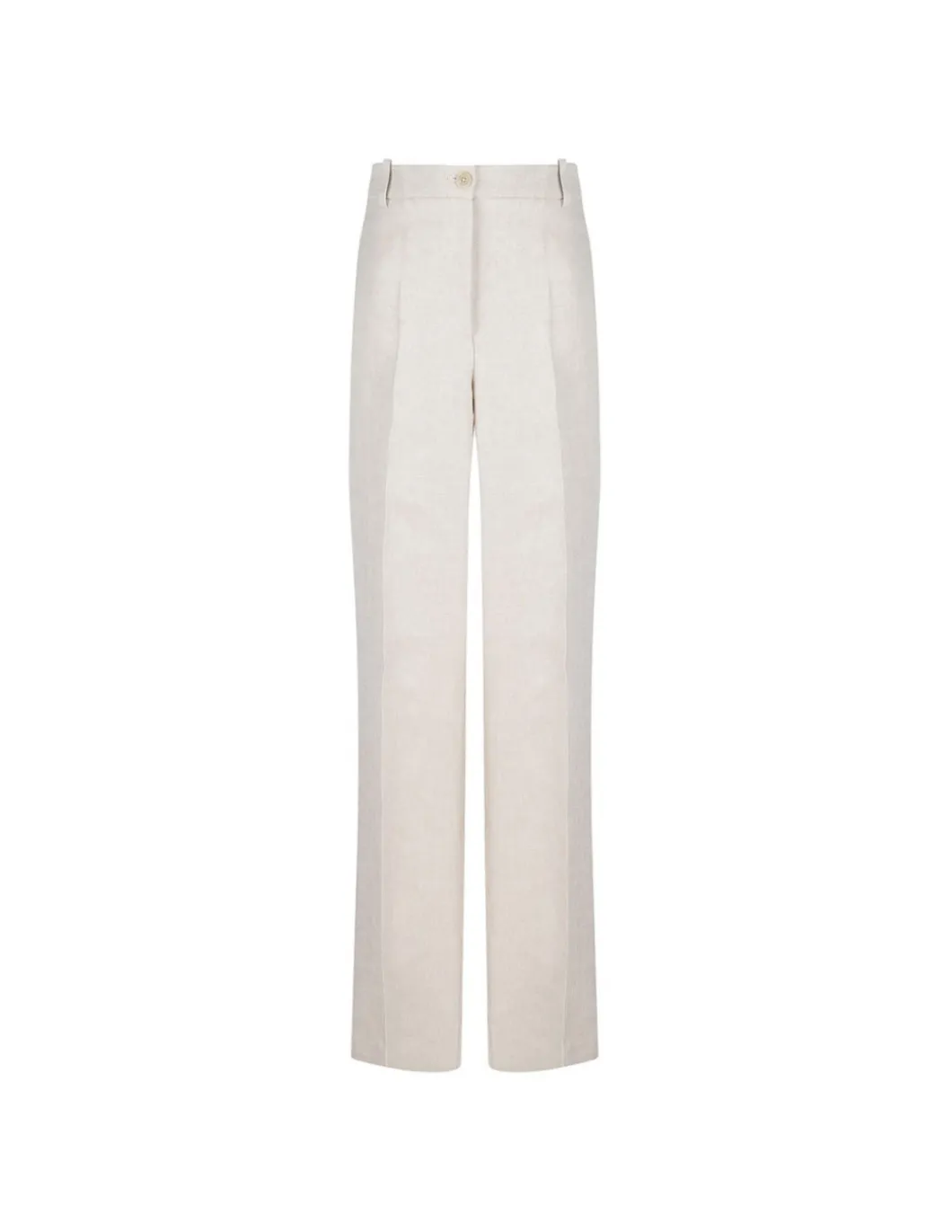Beige linen pants