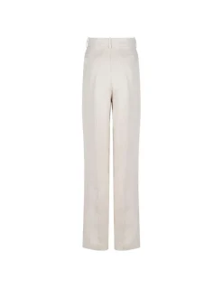Beige linen pants
