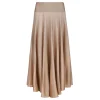 Beige maxi skirt