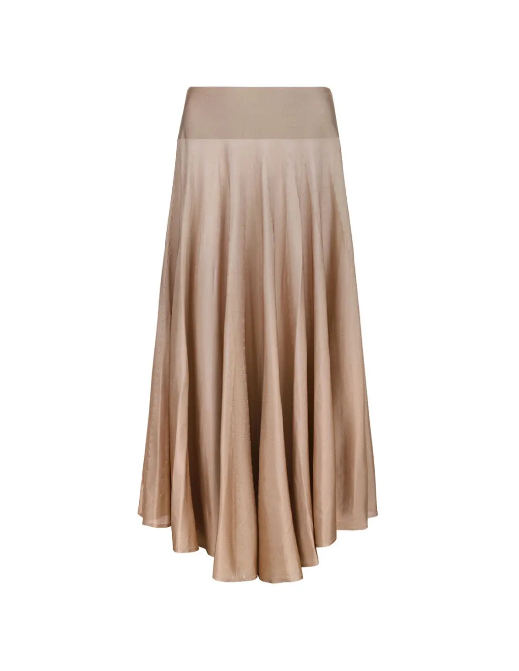 Beige maxi skirt
