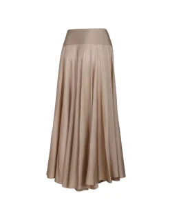 Beige maxi skirt