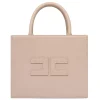 Beige tote bag