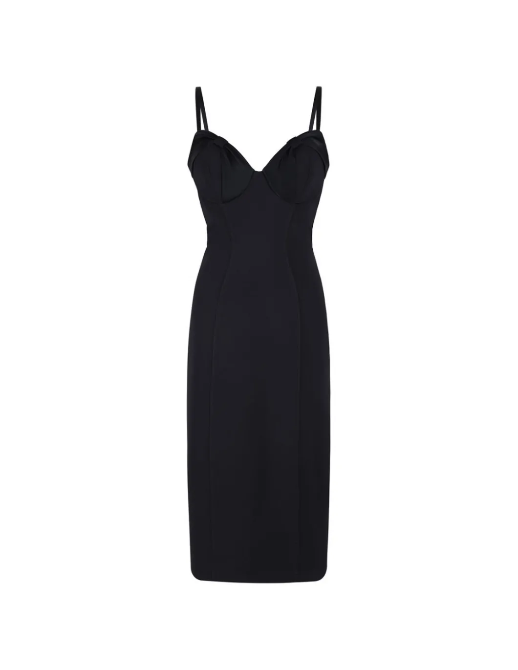 Black crepe dress