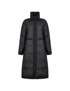 Black down parka coat