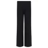 Black knit pants