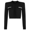 Black knitted viscose cardigan