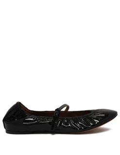 Black Mary Jane ballerinas