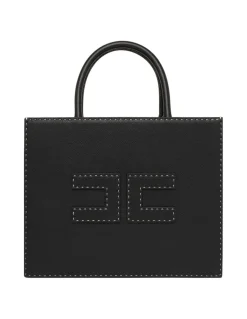Black medium tote bag