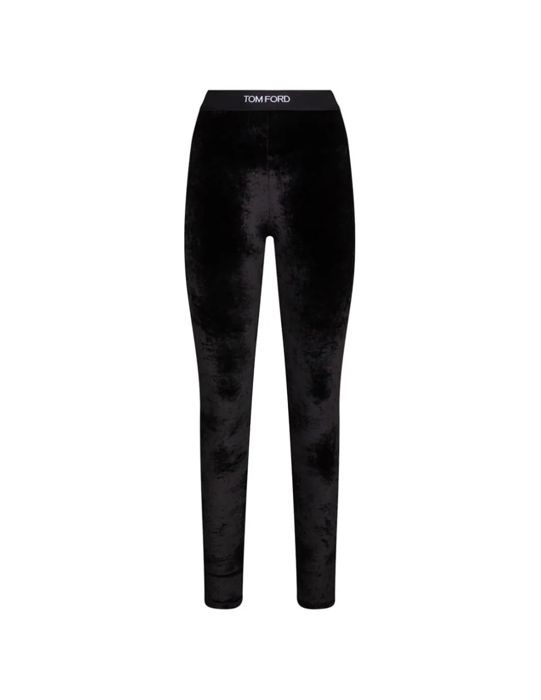 Black velvet leggings