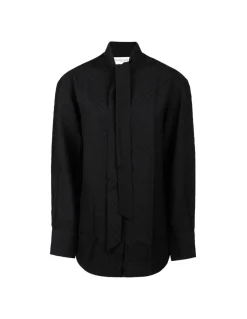 Black viscose shirt