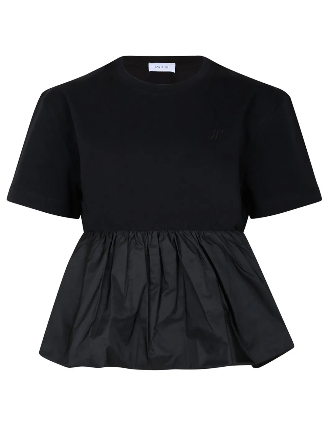 Black volume T-shirt