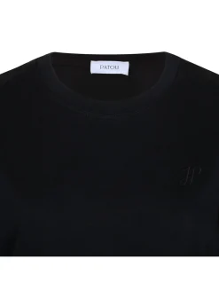 Black volume T-shirt