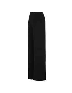 Black wide leg pants