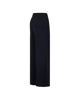 Blue knit pants