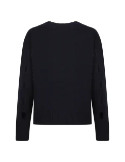 Blue wool sweater