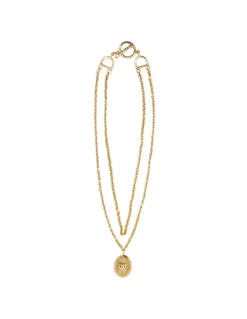 Bocca charm necklace