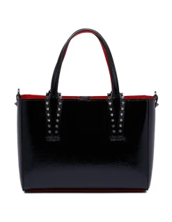 Cabata mini patent tote bag