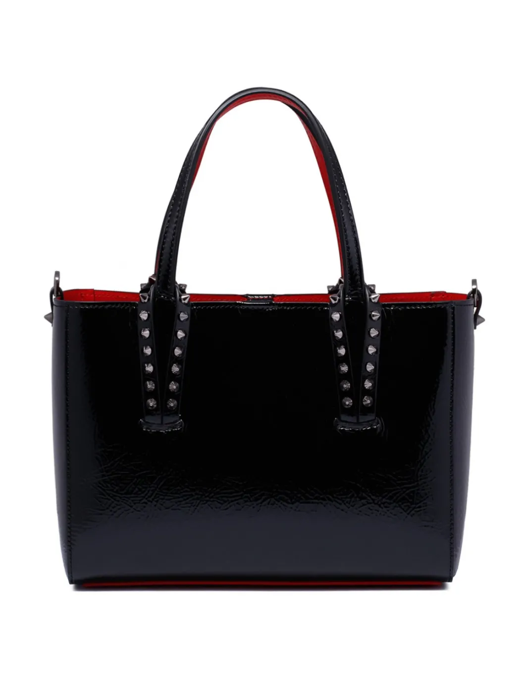 Cabata mini patent tote bag