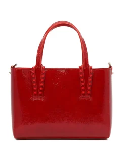Cabata mini patent tote bag