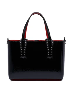 Cabata mini patent tote bag