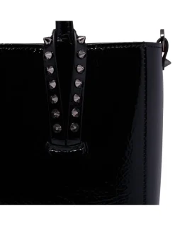 Cabata mini patent tote bag