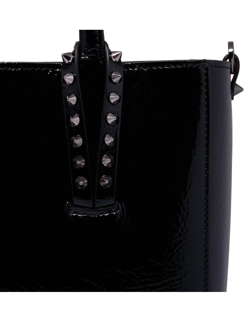 Cabata mini patent tote bag