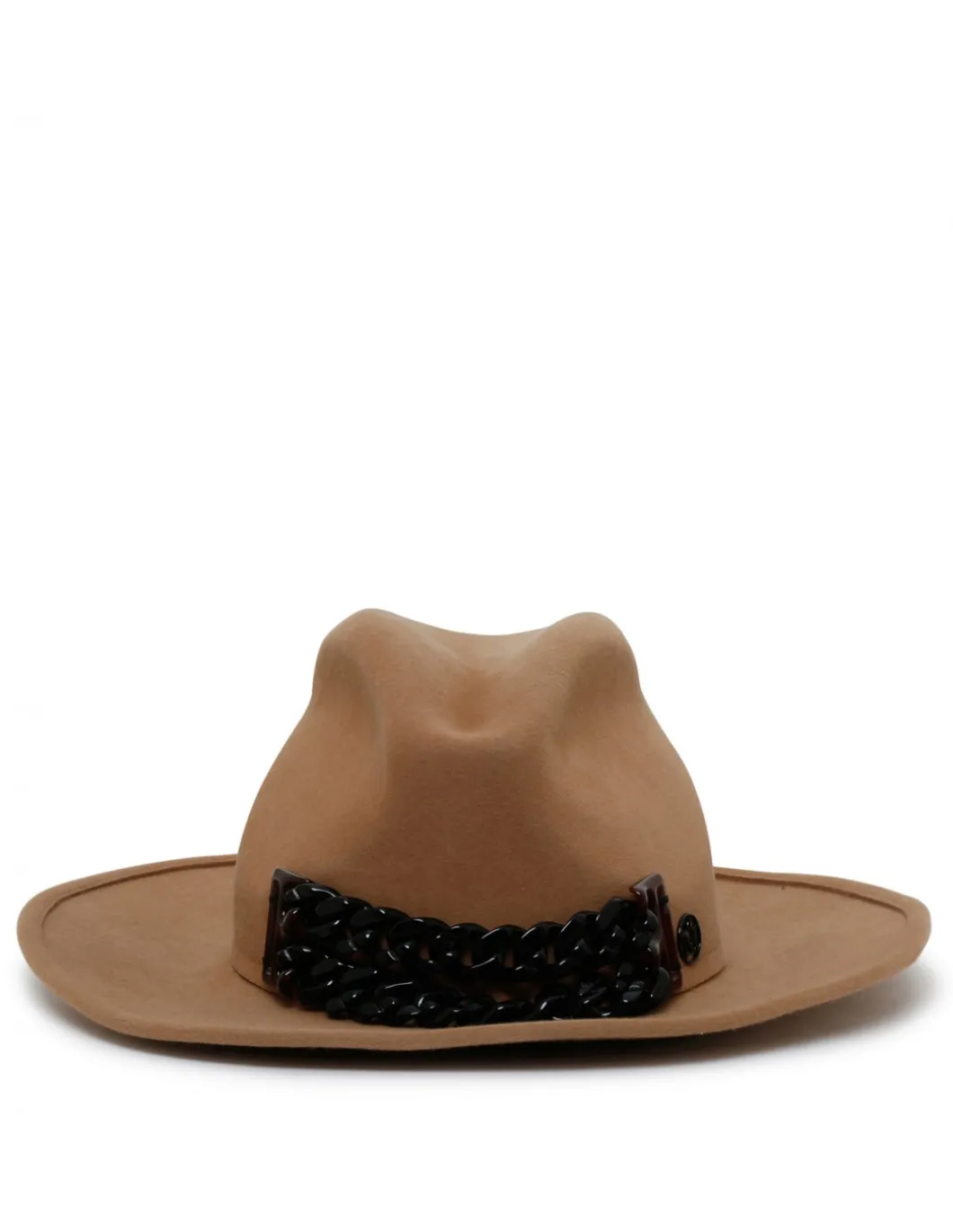 Camel rabbit felt fedora hat