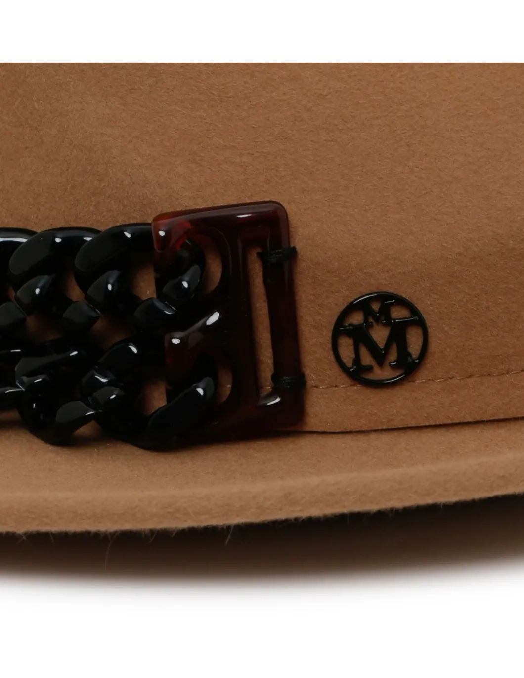 Camel rabbit felt fedora hat