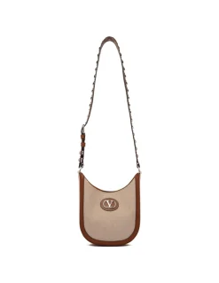 Canvas small hobo bag