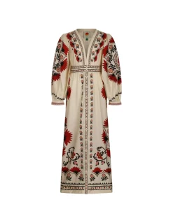 Cashew mandala maxi dress