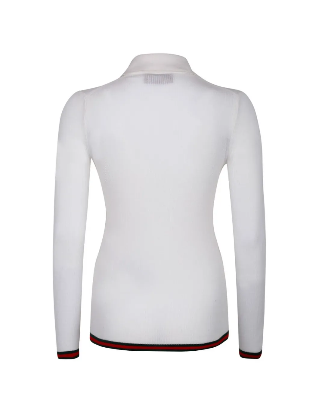 Cashmere and silk polo top