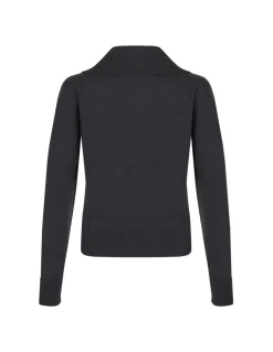 Cashmere blend polo-sweater