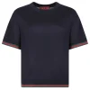 Cashmere silk blend top
