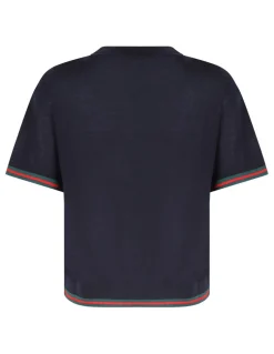 Cashmere silk blend top