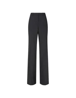 Charcoal melange wool pants